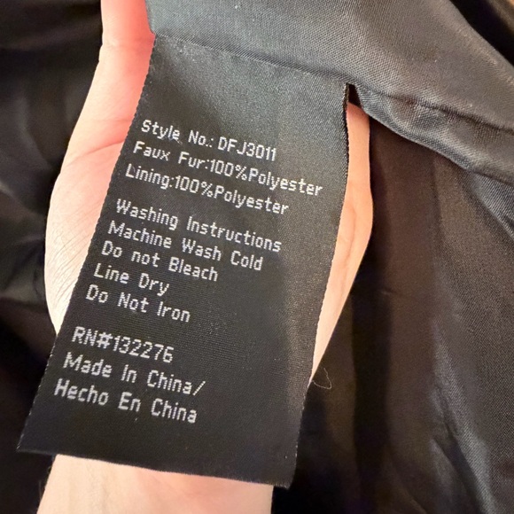 LA Coalition Vegan Faux Fur Penny Lane Animal Print Coat - Size Small - Picture 7 of 8